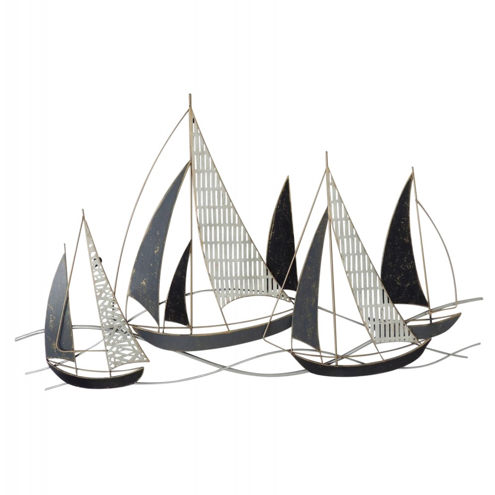 ΜΕΤΑΛΛΙΚΟ ΔΙΑΚΟΣΜΗΤΙΚΟ ΤΟΙΧΟΥ HM7160 ΑΝΘΡΑΚΙ ΛΕΥΚΟ ΧΡΥΣΟ 91x3x55Y εκ.