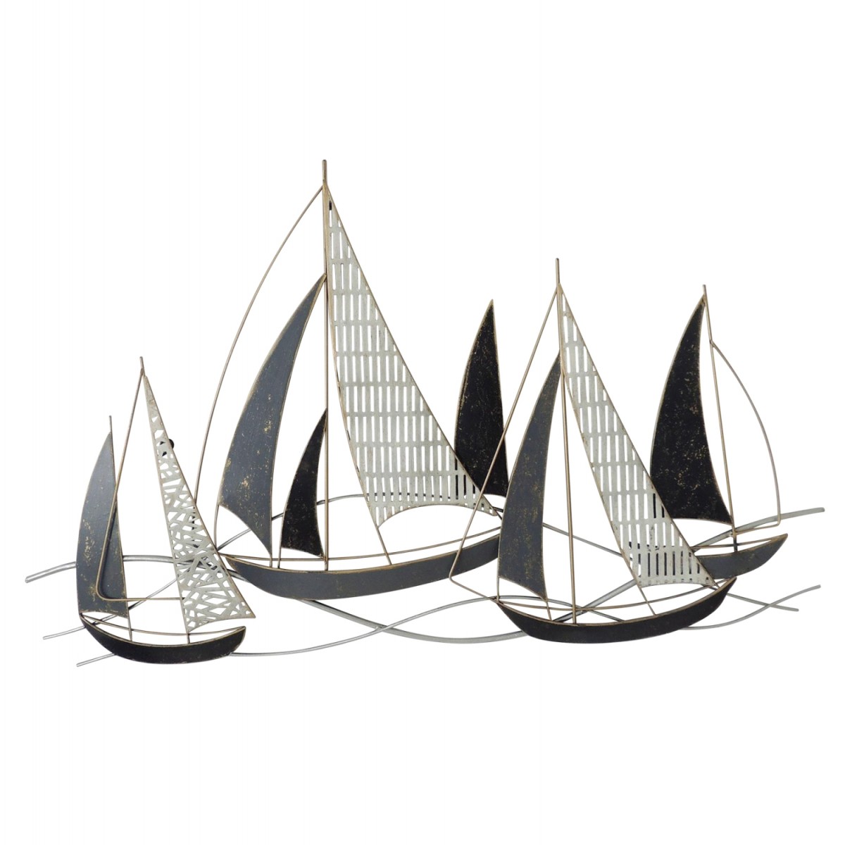 ΜΕΤΑΛΛΙΚΟ ΔΙΑΚΟΣΜΗΤΙΚΟ ΤΟΙΧΟΥ HM7160 ΑΝΘΡΑΚΙ ΛΕΥΚΟ ΧΡΥΣΟ 91x3x55Y εκ.