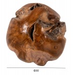 ΔΙΑΚΟΣΜΗΤΙΚΟ ΔΑΠΕΔΟΥ CLEM HM9654 ΑΚΑΝΟΝΙΣΤΗ ΣΦΑΙΡΑ-ΞΥΛΟ ΤΕΑΚ ΜΕΓΕΘΟΣ ΜΙΚΡΟ Φ30εκ.