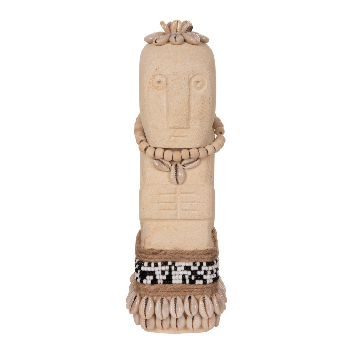 ΕΠΙΤΡΑΠΕΖΙΟ ΑΓΑΛΜΑΤΙΔΙΟ SUMBA HM4308 ΛΕΥΚΟ PARAS STONE-ΧΑΝΤΡΕΣ-SEAGRASS ΣΧΟΙΝΙ 7x8x22Yεκ.