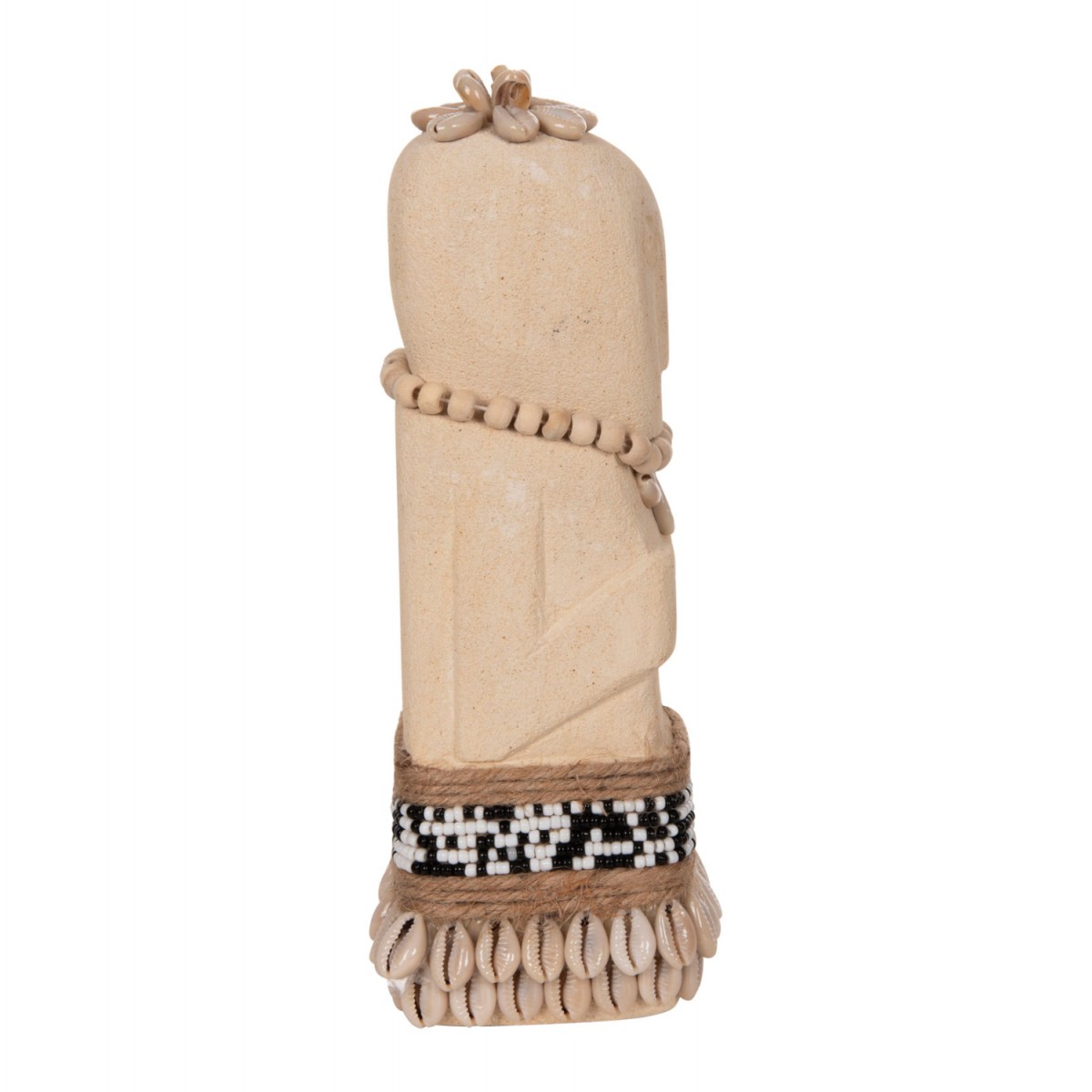 ΕΠΙΤΡΑΠΕΖΙΟ ΑΓΑΛΜΑΤΙΔΙΟ SUMBA HM4308 ΛΕΥΚΟ PARAS STONE-ΧΑΝΤΡΕΣ-SEAGRASS ΣΧΟΙΝΙ 7x8x22Yεκ.