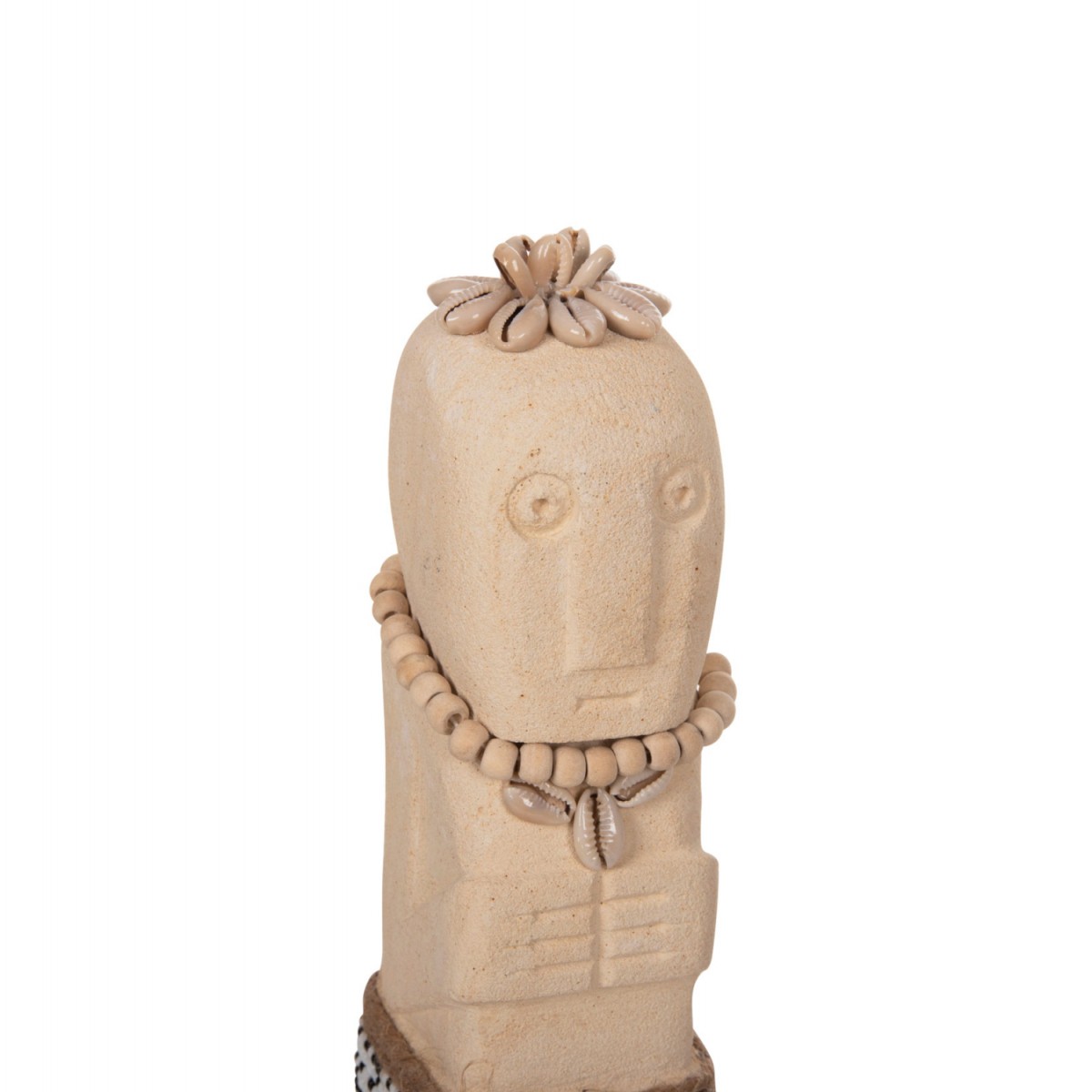 ΕΠΙΤΡΑΠΕΖΙΟ ΑΓΑΛΜΑΤΙΔΙΟ SUMBA HM4308 ΛΕΥΚΟ PARAS STONE-ΧΑΝΤΡΕΣ-SEAGRASS ΣΧΟΙΝΙ 7x8x22Yεκ.