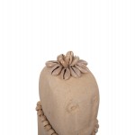 ΕΠΙΤΡΑΠΕΖΙΟ ΑΓΑΛΜΑΤΙΔΙΟ SUMBA HM4308 ΛΕΥΚΟ PARAS STONE-ΧΑΝΤΡΕΣ-SEAGRASS ΣΧΟΙΝΙ 7x8x22Yεκ.