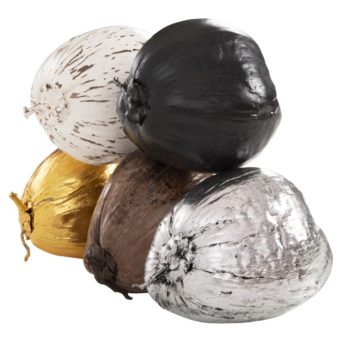 ΕΠΙΤΡΑΠΕΖΙΟ ΔΙΑΚΟΣΜΗΤΙΚΟ HM4326.04 ΚΑΡΥΔΑ ΣΕ ΑΣΗΜΙ ΧΡΩΜΑ 20x20x20Υεκ