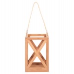 ΕΠΙΤΡΑΠΕΖΙΟ ΔΙΑΚΟΣΜΗΤΙΚΟ ΦΑΝΑΡΙ ΓΙΑ ΚΕΡΙ FENT HM4581 ΞΥΛΟ TEAK ΦΥΣΙΚΟ 20x20x30-58Υεκ.