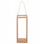 ΕΠΙΤΡΑΠΕΖΙΟ ΔΙΑΚΟΣΜΗΤΙΚΟ ΦΑΝΑΡΙ ΓΙΑ ΚΕΡΙ FENT HM4582 ΞΥΛΟ TEAK ΦΥΣΙΚΟ 20x20x50-80Υεκ.