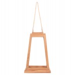 ΕΠΙΤΡΑΠΕΖΙΟ ΔΙΑΚΟΣΜΗΤΙΚΟ ΦΑΝΑΡΙ ΓΙΑ ΚΕΡΙ RAMI HM4584 ΞΥΛΟ TEAK ΦΥΣΙΚΟ 25x25x39-67Υεκ.