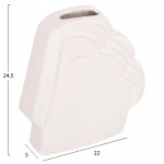 ΕΠΙΤΡΑΠΕΖΙΟ ΚΕΡΑΜΙΚΟ ΔΙΑΚΟΣΜΗΤΙΚΟ HUMANS HM4585 ΕΚΡΟΥ-ΥΦΗ ΚΡΥΣΤΑΛΛΟΥ 22x5x24.5Υεκ