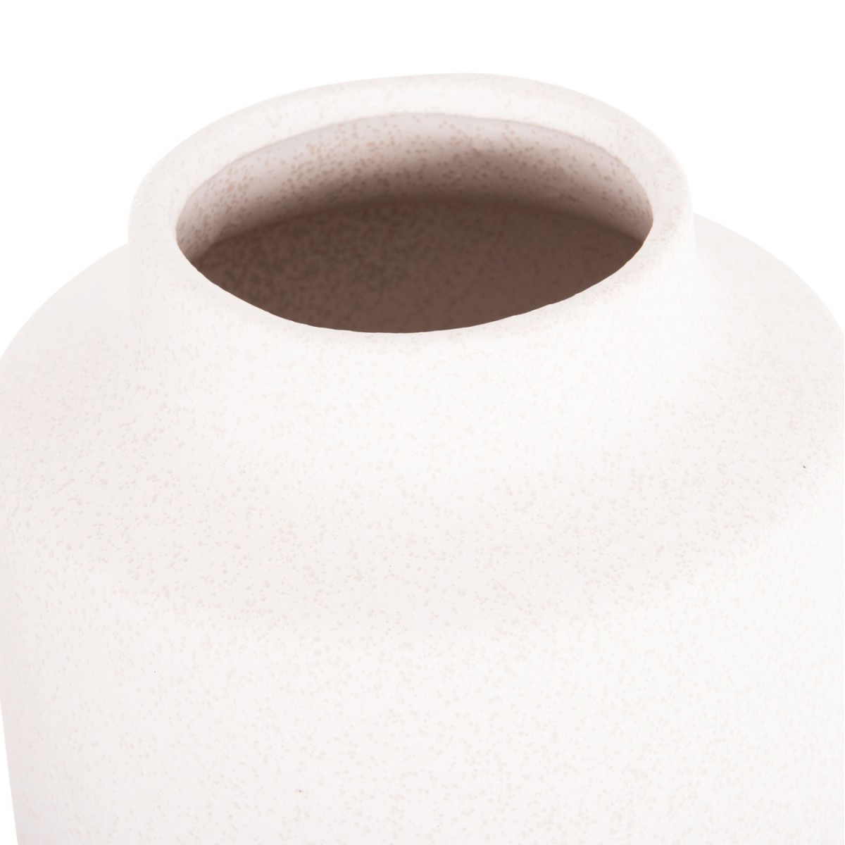 ΕΠΙΤΡΑΠΕΖΙΟ ΚΕΡΑΜΙΚΟ ΔΙΑΚΟΣΜΗΤΙΚΟ ΒΑΖΟ GALAD HM4587.01 ΕΚΡΟΥ ΚΡΥΣΤΑΛΛΙΚΟ Φ17,5x40Υεκ