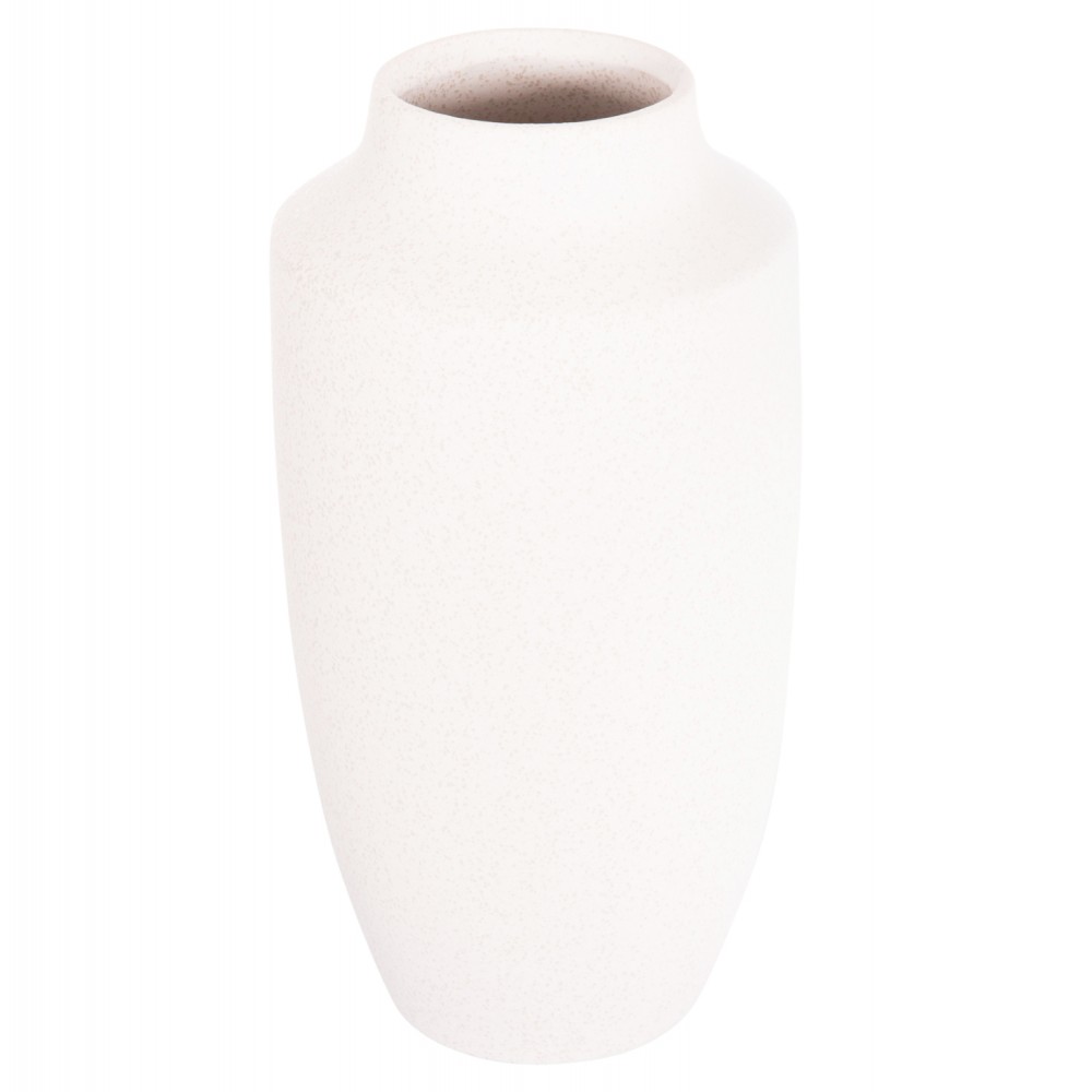 ΕΠΙΤΡΑΠΕΖΙΟ ΚΕΡΑΜΙΚΟ ΔΙΑΚΟΣΜΗΤΙΚΟ ΒΑΖΟ GALAD HM4588.01 ΕΚΡΟΥ ΚΡΥΣΤΑΛΛΙΚΟ Φ16x32Υεκ