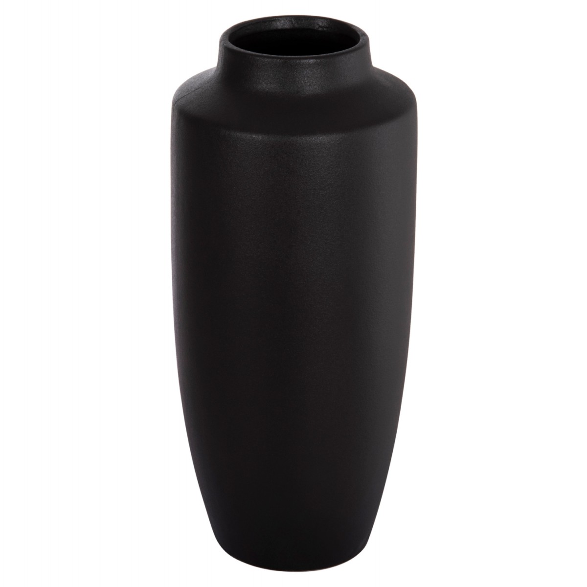 ΕΠΙΤΡΑΠΕΖΙΟ ΚΕΡΑΜΙΚΟ ΔΙΑΚΟΣΜΗΤΙΚΟ ΒΑΖΟ GALAD HM4587.02 ΜΑΥΡΟ ΜΑΤ Φ17,5x40Υ εκ.