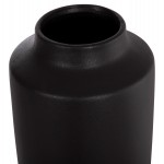 ΕΠΙΤΡΑΠΕΖΙΟ ΚΕΡΑΜΙΚΟ ΔΙΑΚΟΣΜΗΤΙΚΟ ΒΑΖΟ GALAD HM4587.02 ΜΑΥΡΟ ΜΑΤ Φ17,5x40Υ εκ.