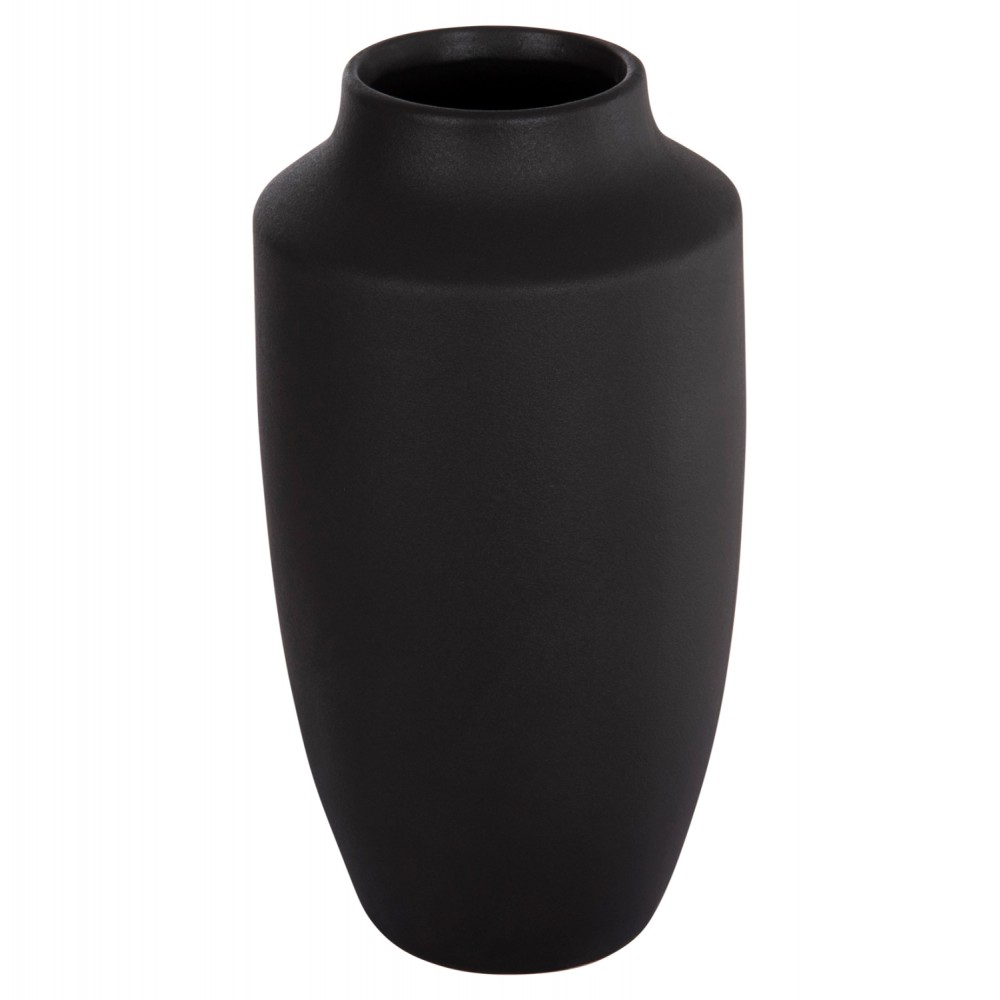 ΕΠΙΤΡΑΠΕΖΙΟ ΚΕΡΑΜΙΚΟ ΔΙΑΚΟΣΜΗΤΙΚΟ ΒΑΖΟ GALAD HM4588.02 ΜΑΥΡΟ ΜΑΤ Φ16x32Υεκ