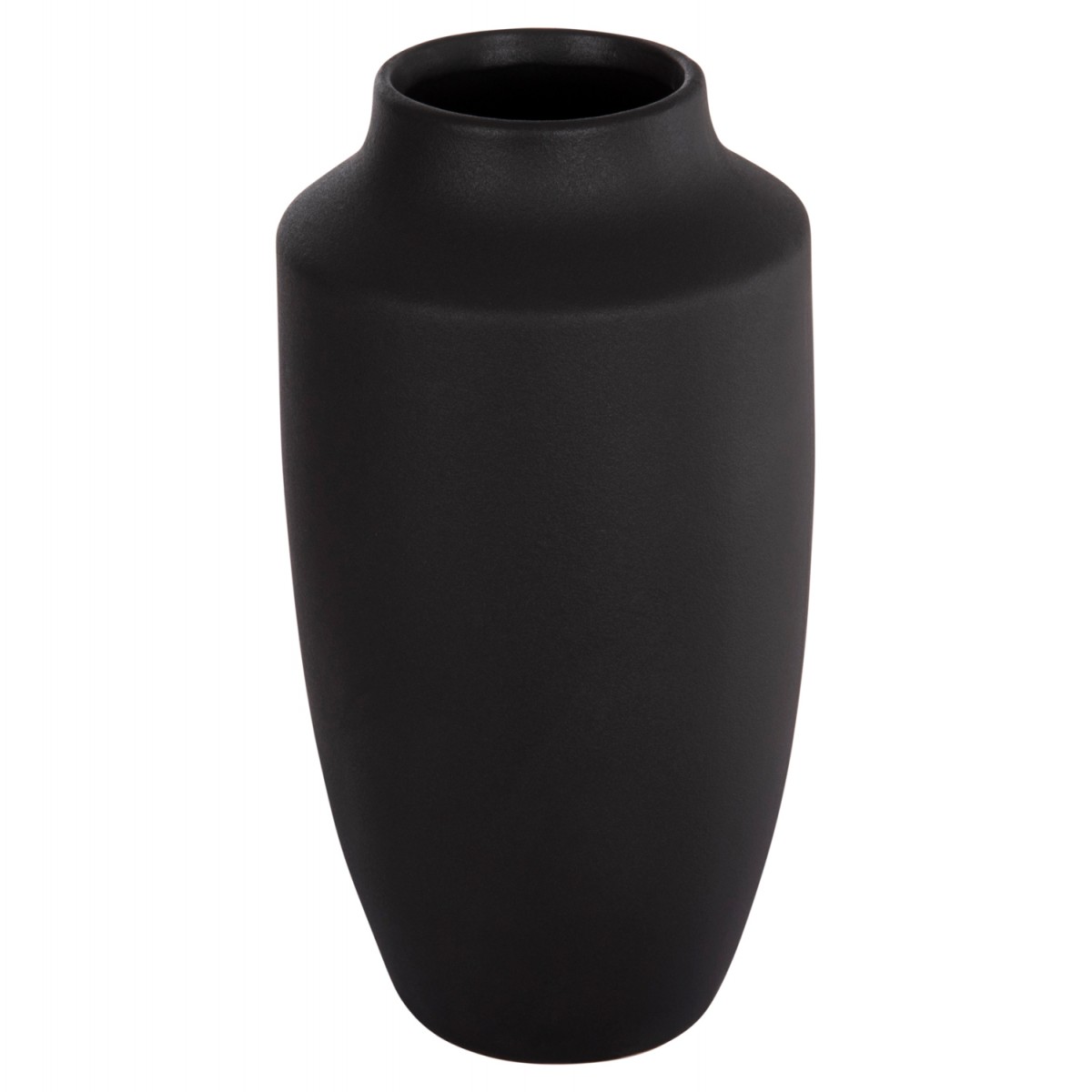 ΕΠΙΤΡΑΠΕΖΙΟ ΚΕΡΑΜΙΚΟ ΔΙΑΚΟΣΜΗΤΙΚΟ ΒΑΖΟ GALAD HM4588.02 ΜΑΥΡΟ ΜΑΤ Φ16x32Υεκ