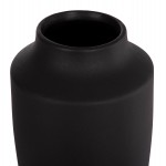 ΕΠΙΤΡΑΠΕΖΙΟ ΚΕΡΑΜΙΚΟ ΔΙΑΚΟΣΜΗΤΙΚΟ ΒΑΖΟ GALAD HM4588.02 ΜΑΥΡΟ ΜΑΤ Φ16x32Υεκ
