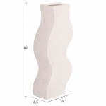 ΕΠΙΤΡΑΠΕΖΙΟ ΚΕΡΑΜΙΚΟ ΔΙΑΚΟΣΜΗΤΙΚΟ ΣΕΙΡΑ SEBOR HM4589.01 ΕΚΡΟΥ ΚΡΥΣΤΑΛΛΙΚΟ 14x6.5x30Υεκ