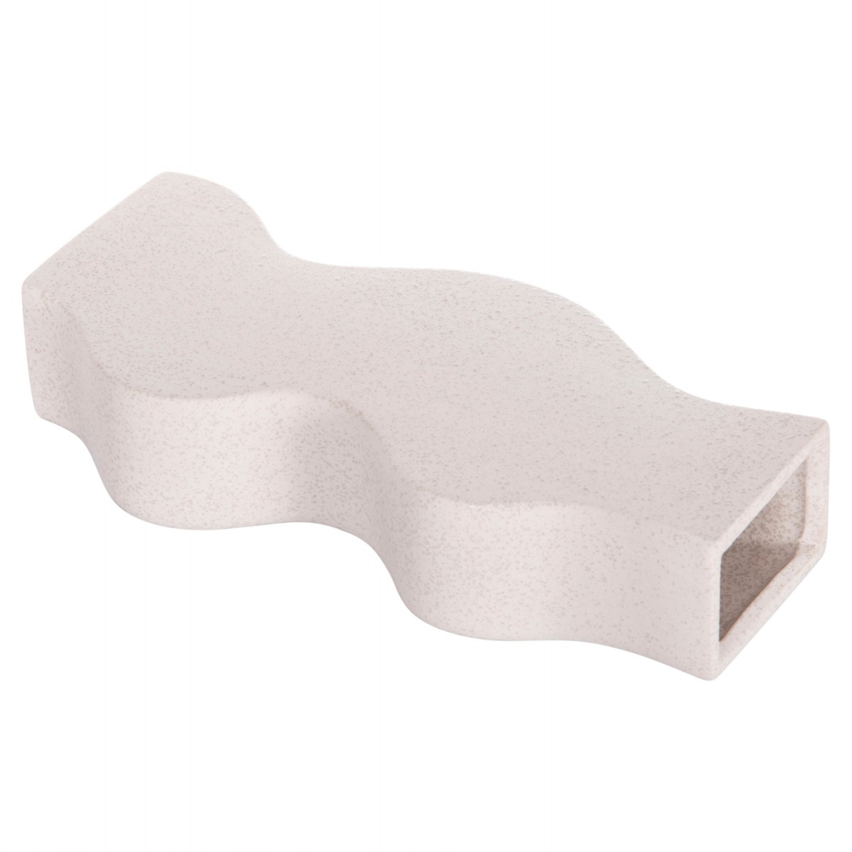 ΕΠΙΤΡΑΠΕΖΙΟ ΚΕΡΑΜΙΚΟ ΔΙΑΚΟΣΜΗΤΙΚΟ ΣΕΙΡΑ SEBOR HM4589.01 ΕΚΡΟΥ ΚΡΥΣΤΑΛΛΙΚΟ 14x6.5x30Υεκ