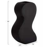 ΕΠΙΤΡΑΠΕΖΙΟ ΚΕΡΑΜΙΚΟ ΔΙΑΚΟΣΜΗΤΙΚΟ ΣΕΙΡΑ SEBOR HM4590.02 MATTE BLACK 13x6x22Υεκ