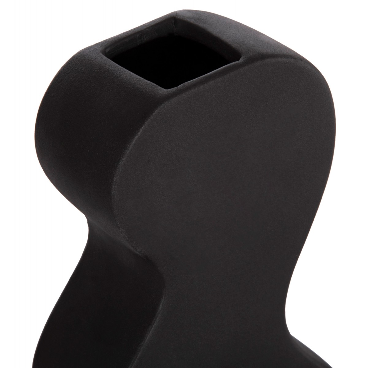 ΕΠΙΤΡΑΠΕΖΙΟ ΚΕΡΑΜΙΚΟ ΔΙΑΚΟΣΜΗΤΙΚΟ ΣΕΙΡΑ SEBOR HM4590.02 MATTE BLACK 13x6x22Υεκ