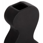 ΕΠΙΤΡΑΠΕΖΙΟ ΚΕΡΑΜΙΚΟ ΔΙΑΚΟΣΜΗΤΙΚΟ ΣΕΙΡΑ SEBOR HM4590.02 MATTE BLACK 13x6x22Υεκ