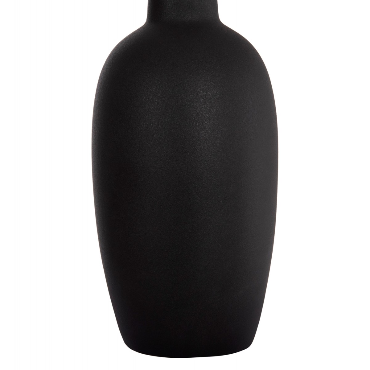 ΕΠΙΤΡΑΠΕΖΙΟ ΚΕΡΑΜΙΚΟ ΔΙΑΚΟΣΜΗΤΙΚΟ ELENDIL HM4591.02 ΜΑΥΡΟ ΜΑΤ Φ12x39.5Υεκ