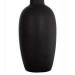 ΕΠΙΤΡΑΠΕΖΙΟ ΚΕΡΑΜΙΚΟ ΔΙΑΚΟΣΜΗΤΙΚΟ ELENDIL HM4591.02 ΜΑΥΡΟ ΜΑΤ Φ12x39.5Υεκ