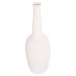 ΕΠΙΤΡΑΠΕΖΙΟ ΚΕΡΑΜΙΚΟ ΔΙΑΚΟΣΜΗΤΙΚΟ ELENDIL HM4592.01 ΥΠΟΛΕΥΚΟ ΚΡΥΣΤΑΛΛΙΚΟ Φ10x30Υ εκ