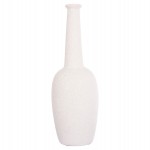 ΕΠΙΤΡΑΠΕΖΙΟ ΚΕΡΑΜΙΚΟ ΔΙΑΚΟΣΜΗΤΙΚΟ ELENDIL HM4592.01 ΥΠΟΛΕΥΚΟ ΚΡΥΣΤΑΛΛΙΚΟ Φ10x30Υ εκ