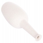 ΕΠΙΤΡΑΠΕΖΙΟ ΚΕΡΑΜΙΚΟ ΔΙΑΚΟΣΜΗΤΙΚΟ ELENDIL HM4592.01 ΥΠΟΛΕΥΚΟ ΚΡΥΣΤΑΛΛΙΚΟ Φ10x30Υ εκ