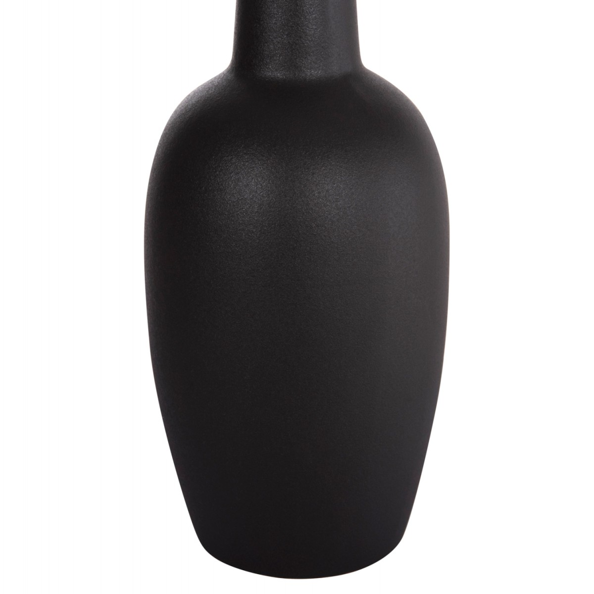 ΕΠΙΤΡΑΠΕΖΙΟ ΚΕΡΑΜΙΚΟ ΔΙΑΚΟΣΜΗΤΙΚΟ ELENDIL HM4592.02 ΜΑΥΡΟ ΜΑΤ Φ10x30Υεκ