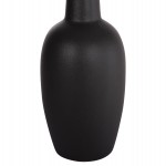 ΕΠΙΤΡΑΠΕΖΙΟ ΚΕΡΑΜΙΚΟ ΔΙΑΚΟΣΜΗΤΙΚΟ ELENDIL HM4592.02 ΜΑΥΡΟ ΜΑΤ Φ10x30Υεκ