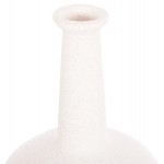 ΕΠΙΤΡΑΠΕΖΙΟ ΚΕΡΑΜΙΚΟ ΔΙΑΚΟΣΜΗΤΙΚΟ ELENDIL HM4593.01 ΥΠΟΛΕΥΚΟ ΚΡΥΣΤΑΛΛΙΚΟ Φ15x25Υεκ