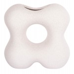 ΕΠΙΤΡΑΠΕΖΙΟ ΚΕΡΑΜΙΚΟ ΔΙΑΚΟΣΜΗΤΙΚΟ SEBOR HM4594.01 ΥΠΟΛΕΥΚΟ ΚΡΥΣΤΑΛΛΙΚΟ 18x9x18Υεκ