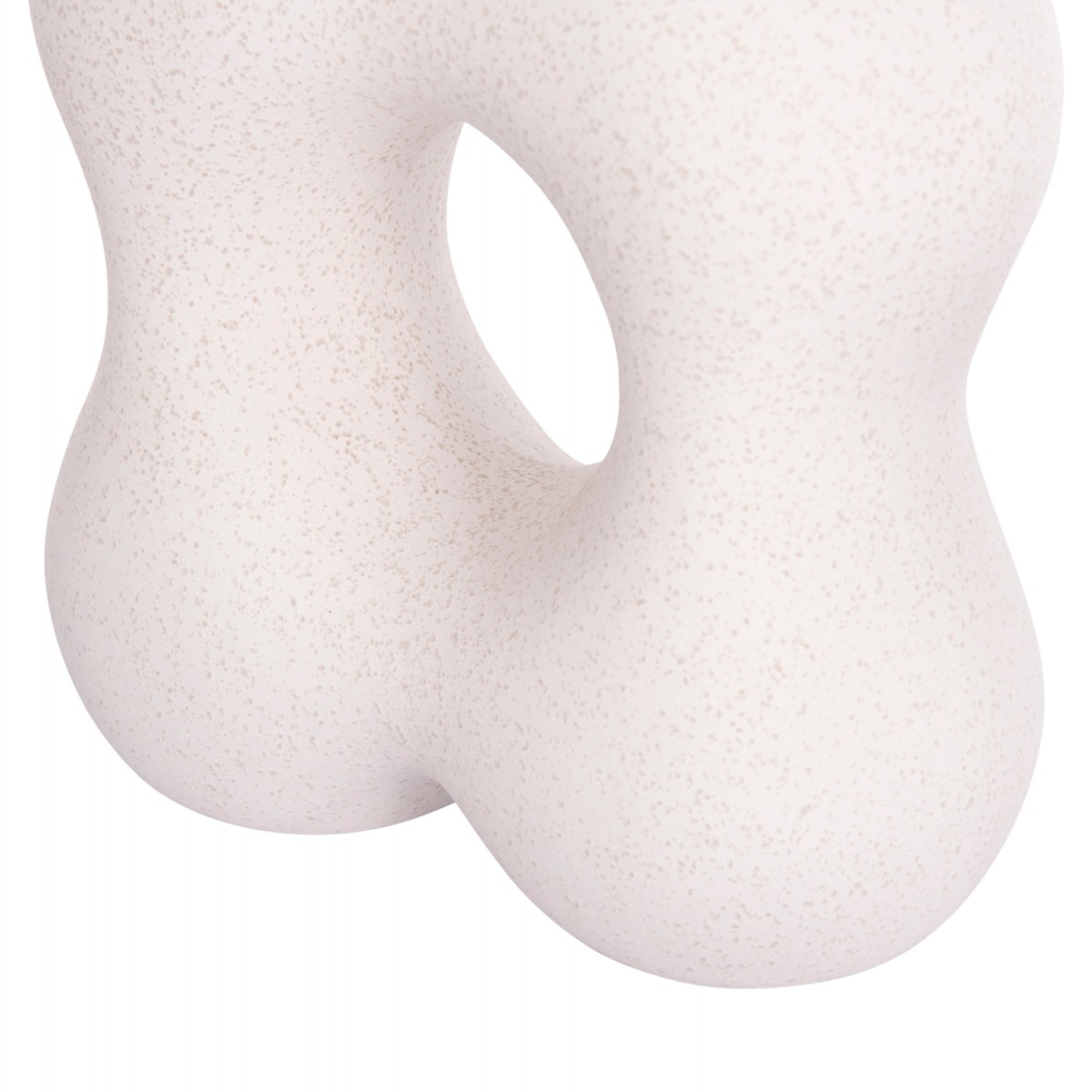 ΕΠΙΤΡΑΠΕΖΙΟ ΚΕΡΑΜΙΚΟ ΔΙΑΚΟΣΜΗΤΙΚΟ SEBOR HM4594.01 ΥΠΟΛΕΥΚΟ ΚΡΥΣΤΑΛΛΙΚΟ 18x9x18Υεκ