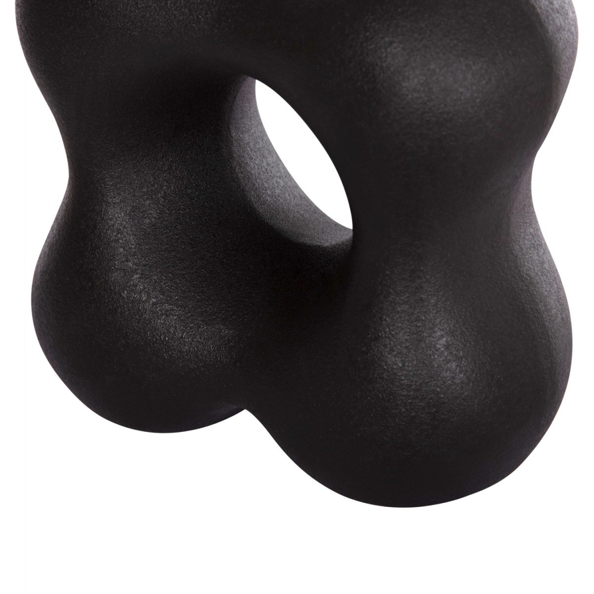 ΕΠΙΤΡΑΠΕΖΙΟ ΚΕΡΑΜΙΚΟ ΔΙΑΚΟΣΜΗΤΙΚΟ SEBOR HM4594.02 ΜΑΥΡΟ ΜΑΤ 18x9x18Υεκ