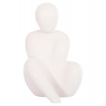 ΕΠΙΤΡΑΠΕΖΙΟ ΚΕΡΑΜΙΚΟ ΔΙΑΚΟΣΜΗΤΙΚΟ HUMANS HM4595 ΚΡΥΣΤΑΛΛ.ΥΠΟΛΕΥΚΟ 12x14x20Υ εκ.