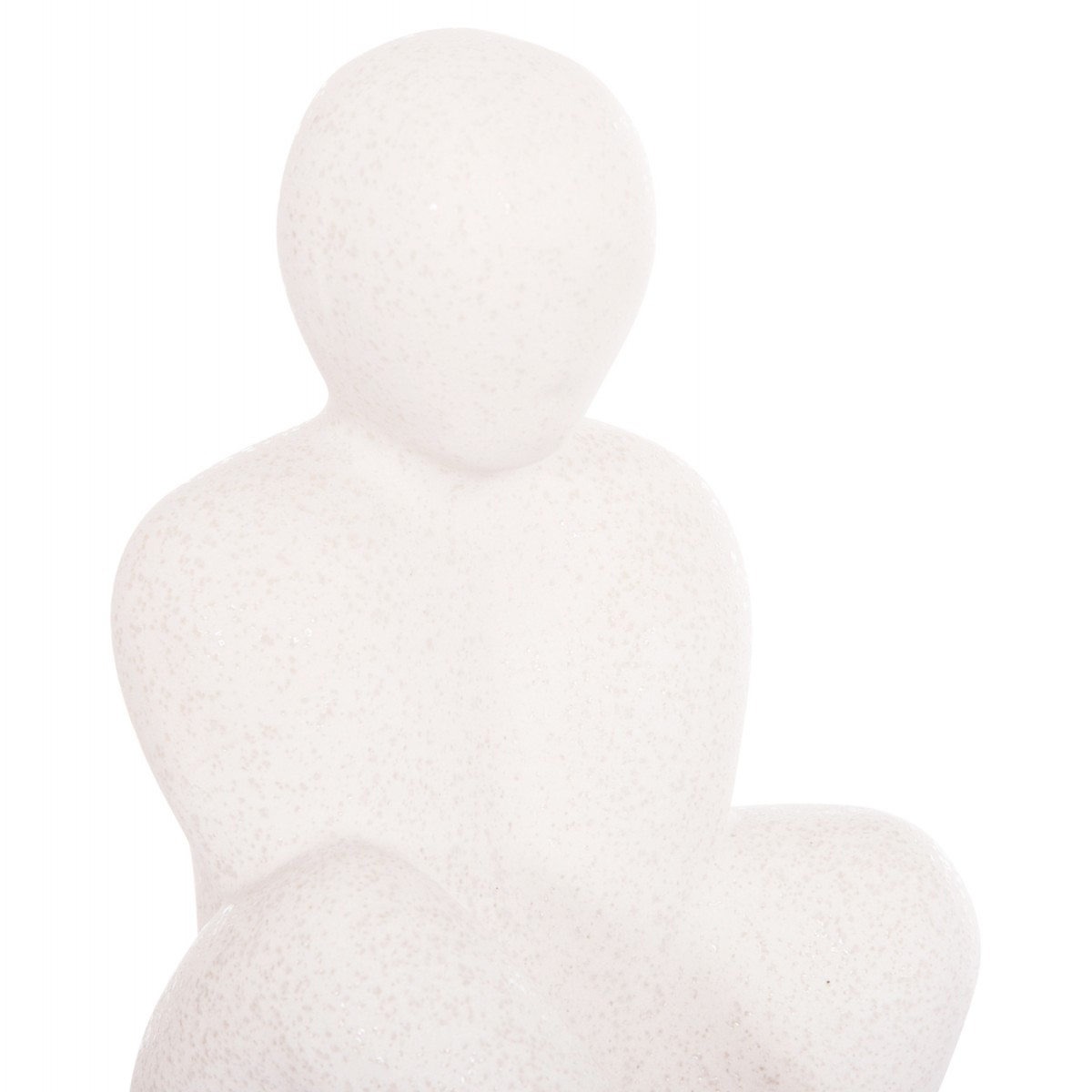 ΕΠΙΤΡΑΠΕΖΙΟ ΚΕΡΑΜΙΚΟ ΔΙΑΚΟΣΜΗΤΙΚΟ HUMANS HM4595 ΚΡΥΣΤΑΛΛ.ΥΠΟΛΕΥΚΟ 12x14x20Υ εκ.