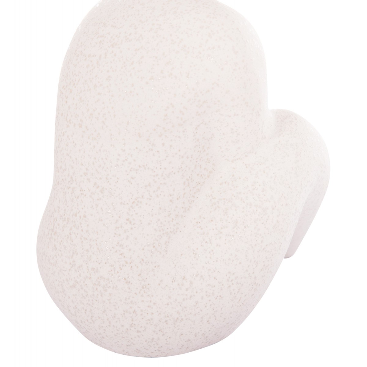 ΕΠΙΤΡΑΠΕΖΙΟ ΚΕΡΑΜΙΚΟ ΔΙΑΚΟΣΜΗΤΙΚΟ HUMANS HM4595 ΚΡΥΣΤΑΛΛ.ΥΠΟΛΕΥΚΟ 12x14x20Υ εκ.