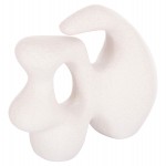 ΕΠΙΤΡΑΠΕΖΙΟ ΚΕΡΑΜΙΚΟ ΔΙΑΚΟΣΜΗΤΙΚΟ ΣΕΙΡΑ ISIL HM4596 ΚΡΥΣΤΑΛΛ.ΥΠΟΛΕΥΚΟ 33x14x29Υ εκ