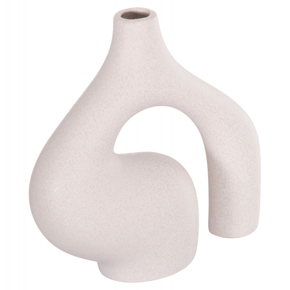 ΕΠΙΤΡΑΠΕΖΙΟ ΚΕΡΑΜΙΚΟ ΔΙΑΚΟΣΜΗΤΙΚΟ ISIL HM4597.01 ΥΠΟΛΕΥΚΟ ΚΡΥΣΤΑΛΛΙΚΟ 29x11x29Υεκ