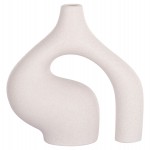 ΕΠΙΤΡΑΠΕΖΙΟ ΚΕΡΑΜΙΚΟ ΔΙΑΚΟΣΜΗΤΙΚΟ ISIL HM4597.01 ΥΠΟΛΕΥΚΟ ΚΡΥΣΤΑΛΛΙΚΟ 29x11x29Υεκ