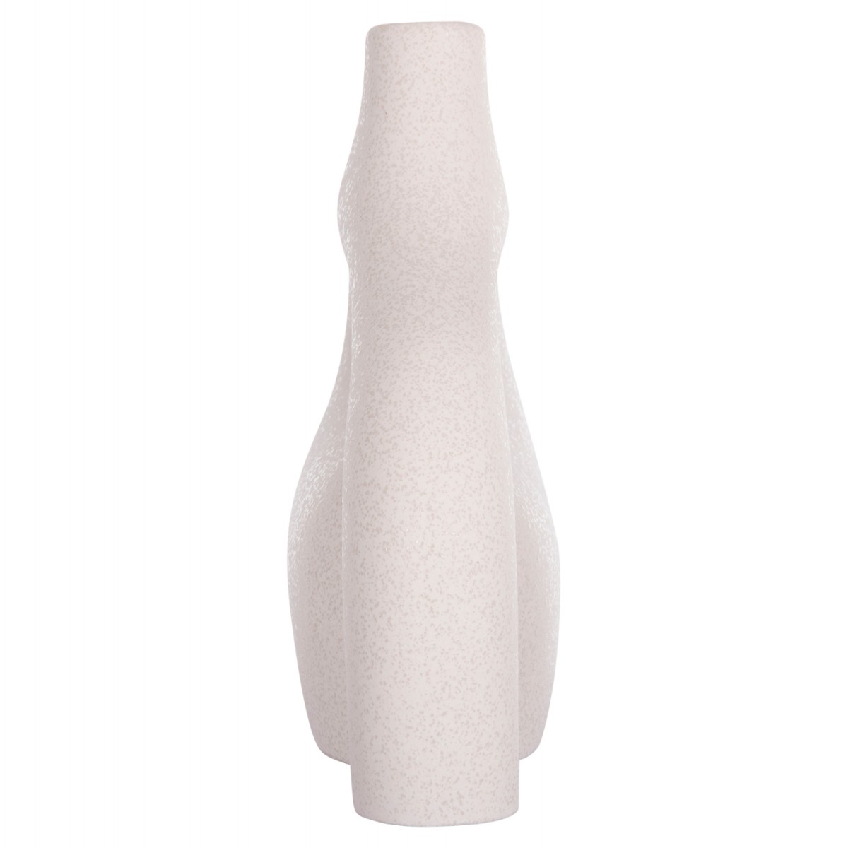 ΕΠΙΤΡΑΠΕΖΙΟ ΚΕΡΑΜΙΚΟ ΔΙΑΚΟΣΜΗΤΙΚΟ ISIL HM4597.01 ΥΠΟΛΕΥΚΟ ΚΡΥΣΤΑΛΛΙΚΟ 29x11x29Υεκ