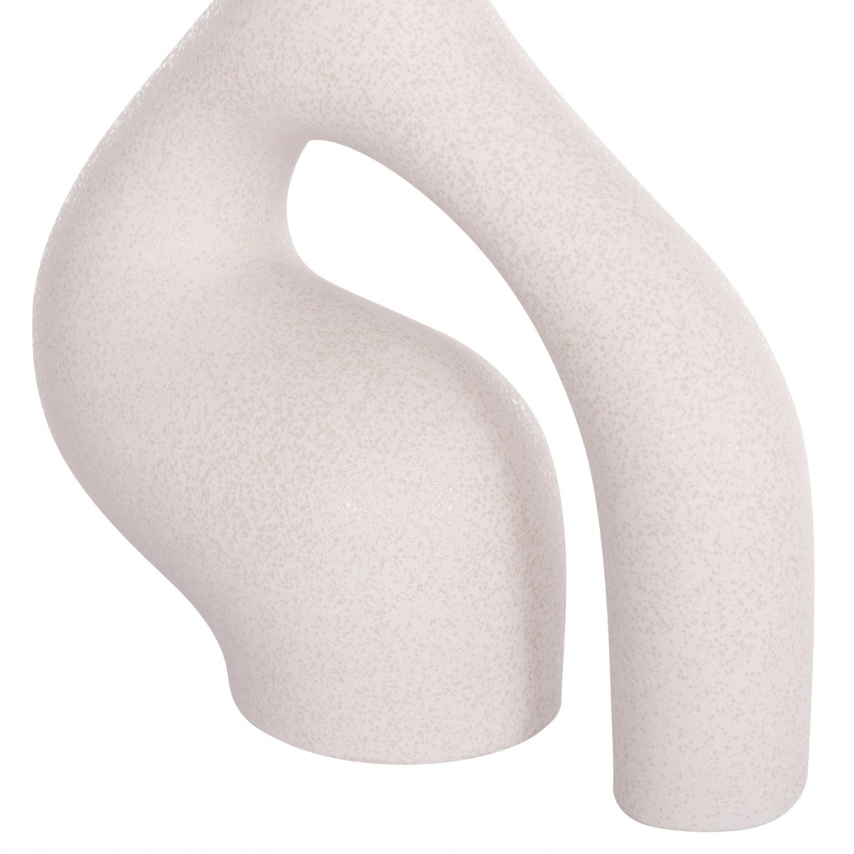 ΕΠΙΤΡΑΠΕΖΙΟ ΚΕΡΑΜΙΚΟ ΔΙΑΚΟΣΜΗΤΙΚΟ ISIL HM4597.01 ΥΠΟΛΕΥΚΟ ΚΡΥΣΤΑΛΛΙΚΟ 29x11x29Υεκ