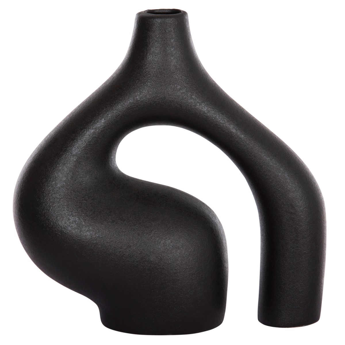 ΕΠΙΤΡΑΠΕΖΙΟ ΚΕΡΑΜΙΚΟ ΔΙΑΚΟΣΜΗΤΙΚΟ ISIL HM4597.02 ΜΑΥΡΟ ΜΑΤ 29x11x29Υεκ