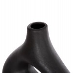 ΕΠΙΤΡΑΠΕΖΙΟ ΚΕΡΑΜΙΚΟ ΔΙΑΚΟΣΜΗΤΙΚΟ ISIL HM4597.02 ΜΑΥΡΟ ΜΑΤ 29x11x29Υεκ