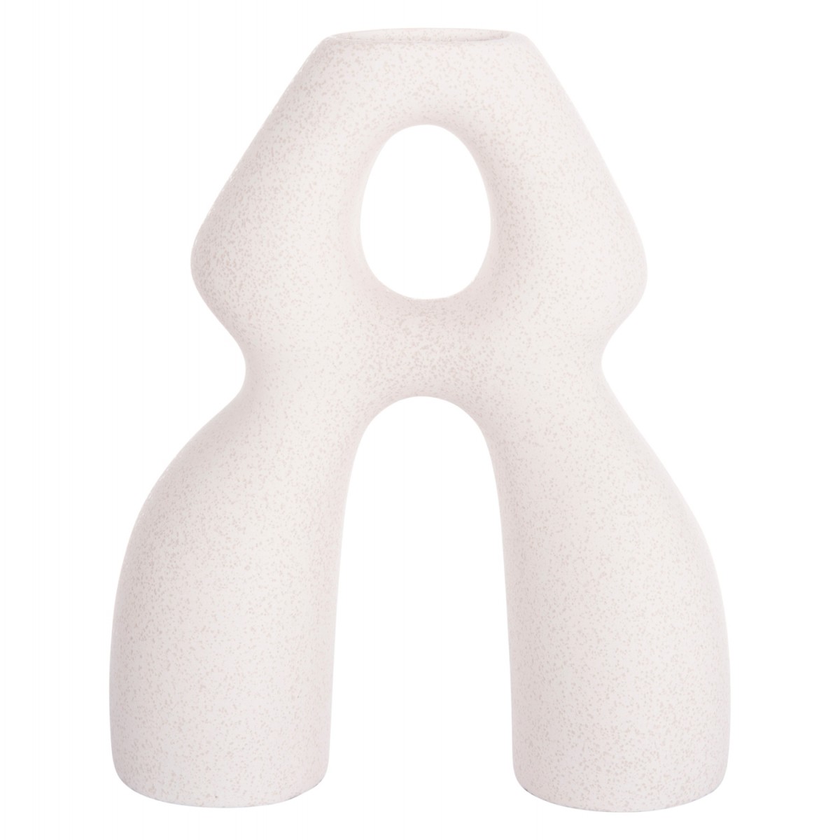 ΕΠΙΤΡΑΠΕΖΙΟ ΚΕΡΑΜΙΚΟ ΔΙΑΚΟΣΜΗΤΙΚΟ ISIL HM4598.01 ΥΠΟΛΕΥΚΟ ΚΡΥΣΤΑΛΛΙΚΟ 25x9x29,5Υεκ