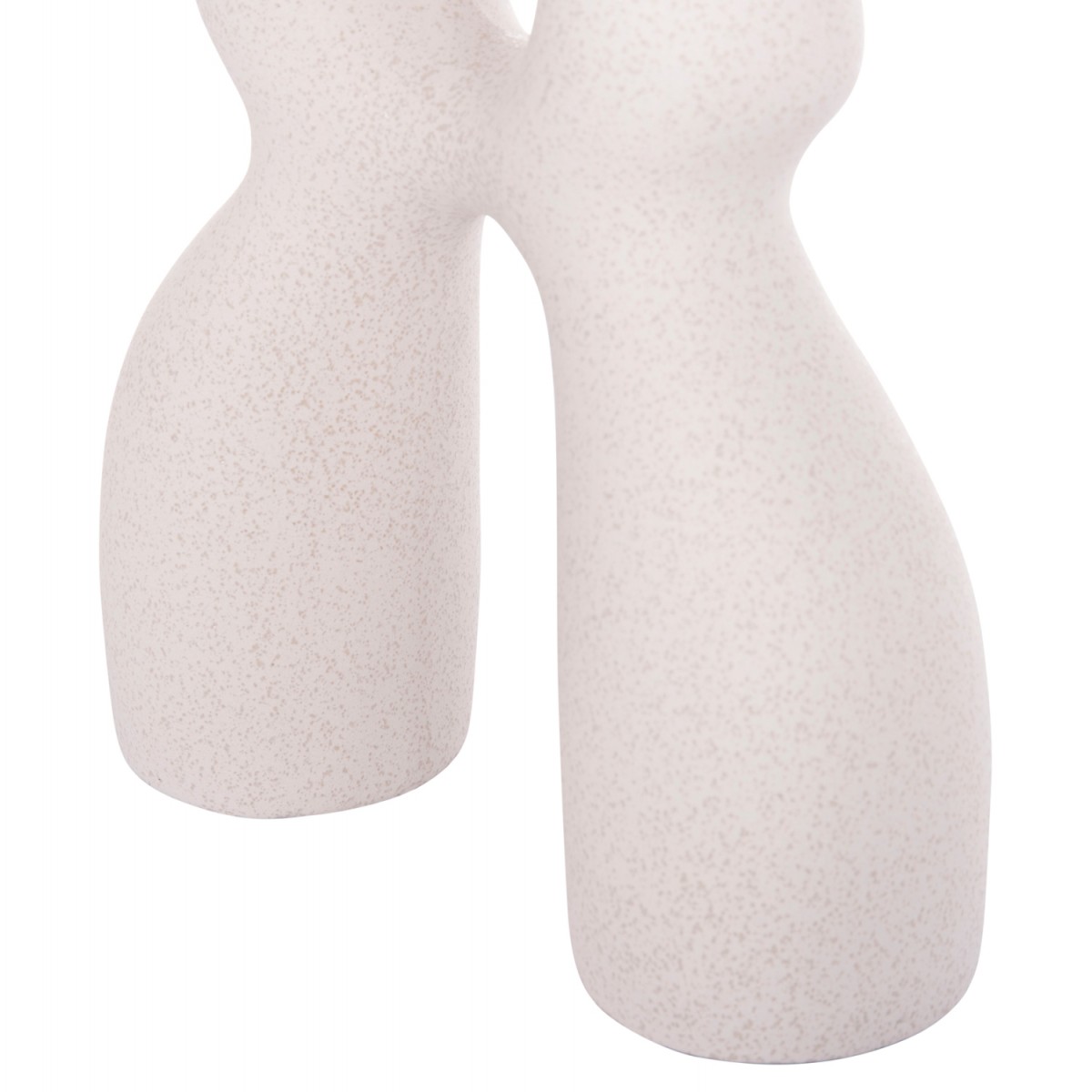 ΕΠΙΤΡΑΠΕΖΙΟ ΚΕΡΑΜΙΚΟ ΔΙΑΚΟΣΜΗΤΙΚΟ ISIL HM4598.01 ΥΠΟΛΕΥΚΟ ΚΡΥΣΤΑΛΛΙΚΟ 25x9x29,5Υεκ