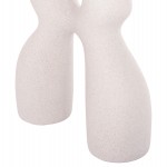 ΕΠΙΤΡΑΠΕΖΙΟ ΚΕΡΑΜΙΚΟ ΔΙΑΚΟΣΜΗΤΙΚΟ ISIL HM4598.01 ΥΠΟΛΕΥΚΟ ΚΡΥΣΤΑΛΛΙΚΟ 25x9x29,5Υεκ