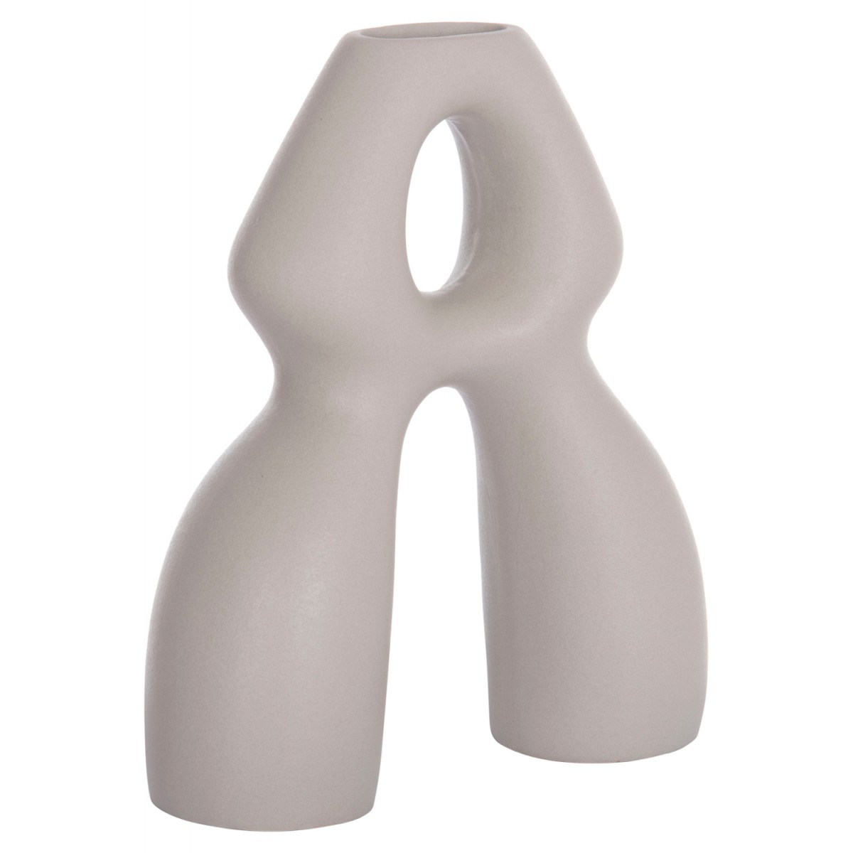 ΕΠΙΤΡΑΠΕΖΙΟ ΚΕΡΑΜΙΚΟ ΔΙΑΚΟΣΜΗΤΙΚΟ ISIL HM4598.03 ΓΚΡΙ ΜΑΤ 25x9x29,5Υεκ