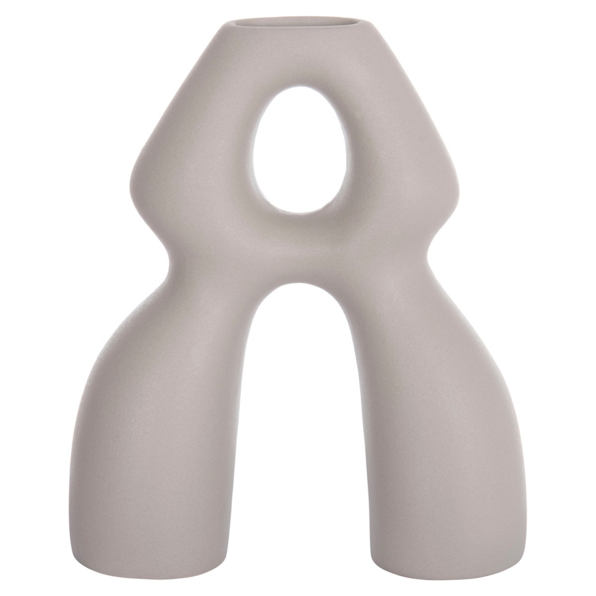 ΕΠΙΤΡΑΠΕΖΙΟ ΚΕΡΑΜΙΚΟ ΔΙΑΚΟΣΜΗΤΙΚΟ ISIL HM4598.03 ΓΚΡΙ ΜΑΤ 25x9x29,5Υεκ